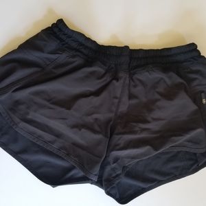 Lululemon Tracker High Rise Short 4" Size 8 Black